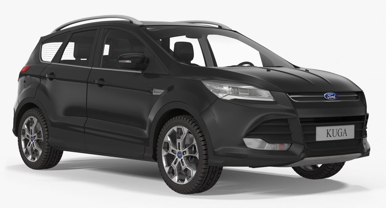 3D model Ford Kuga FWD 2016 Rigged