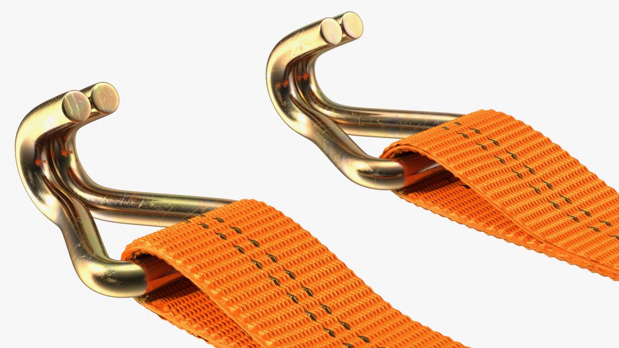 3D Ratchet Tie Down Strap Double J Hook