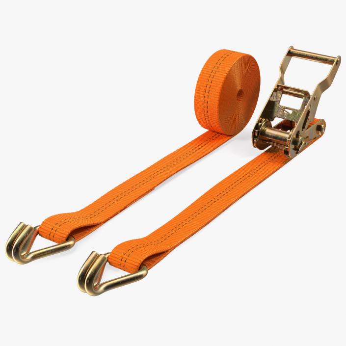 3D Ratchet Tie Down Strap Double J Hook