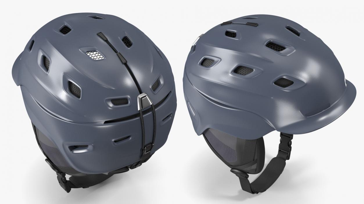 3D Snow Helmet Grey