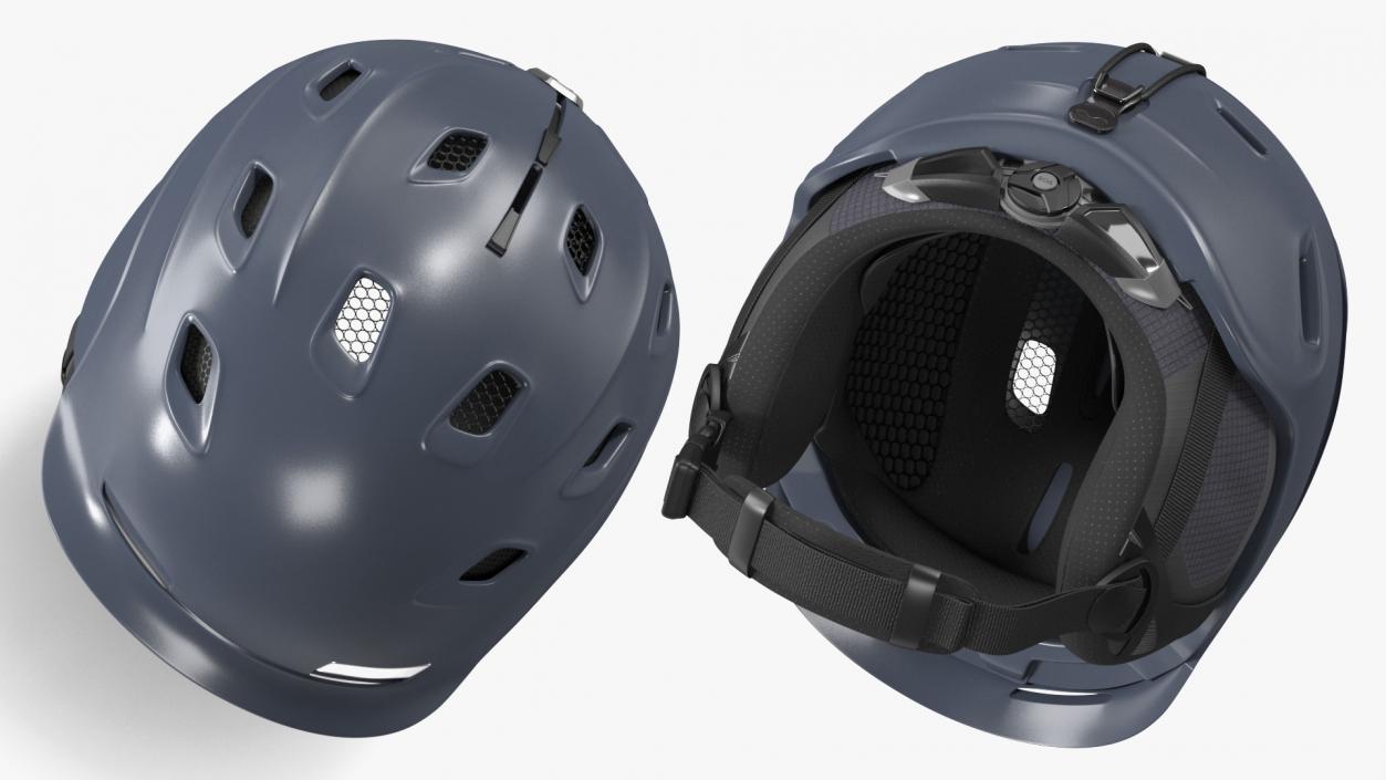 3D Snow Helmet Grey