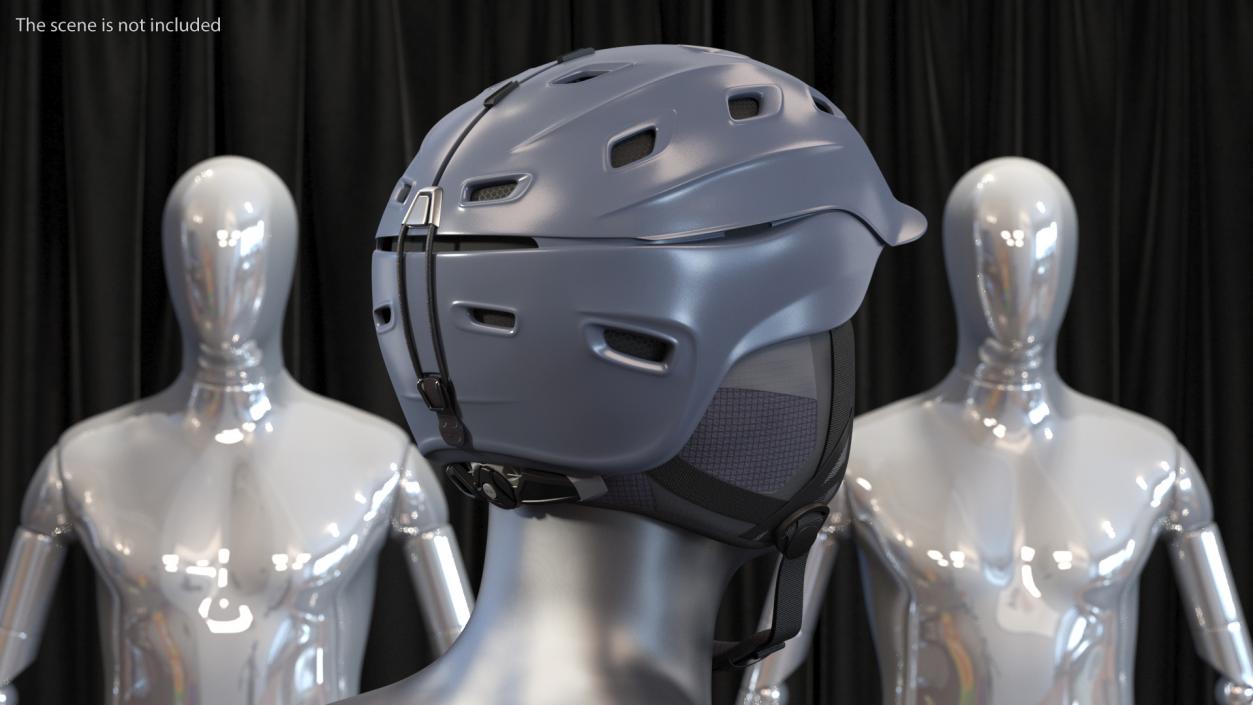 3D Snow Helmet Grey