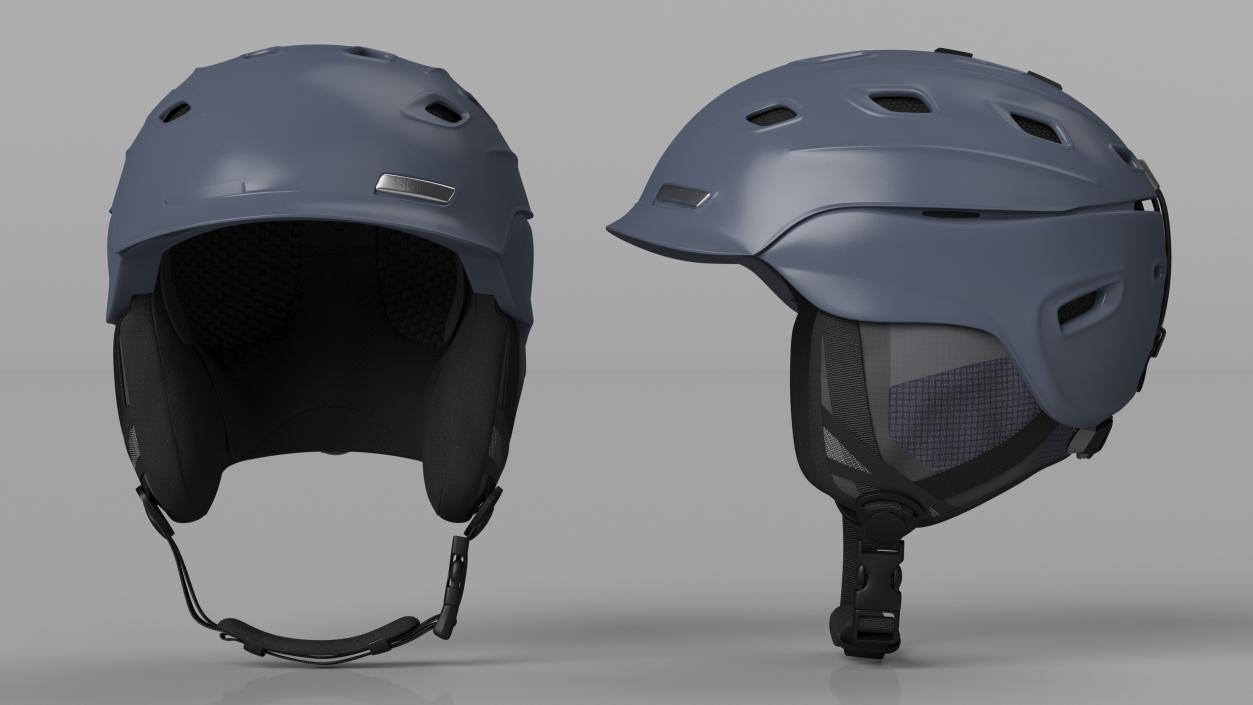 3D Snow Helmet Grey