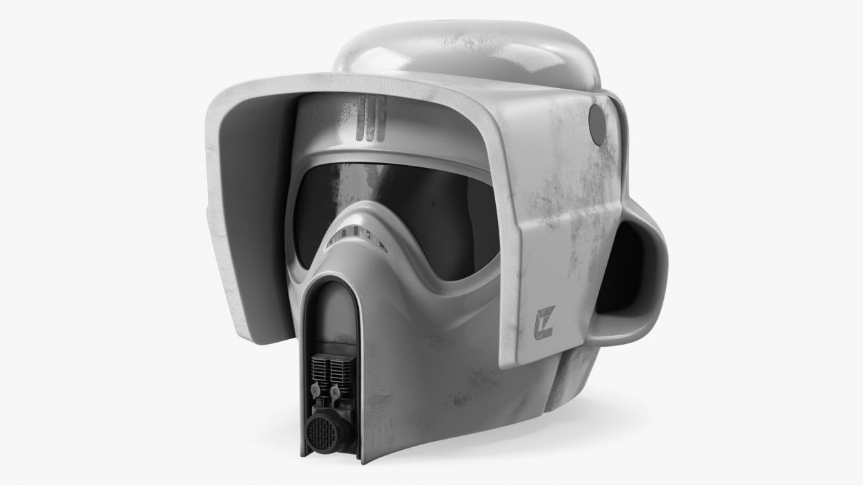 3D Star Wars Biker Scout Trooper Helmet