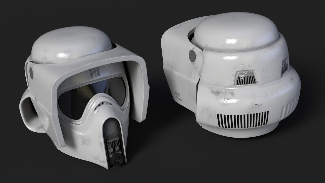 3D Star Wars Biker Scout Trooper Helmet