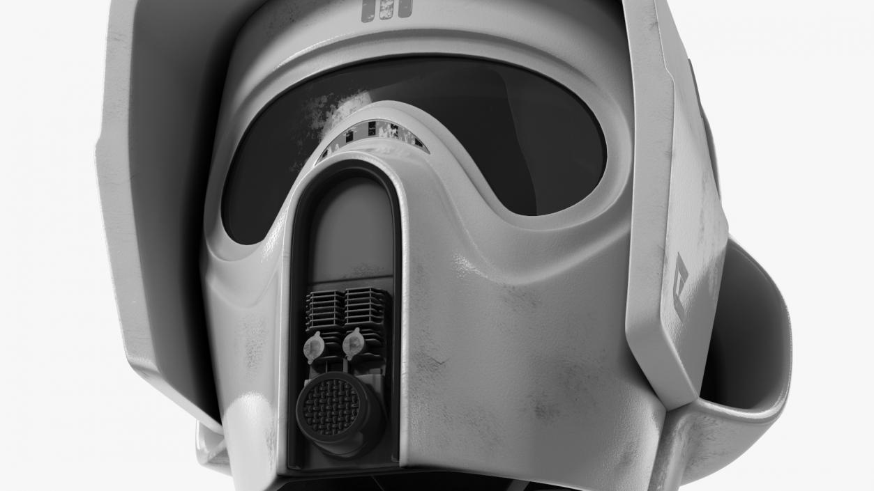 3D Star Wars Biker Scout Trooper Helmet