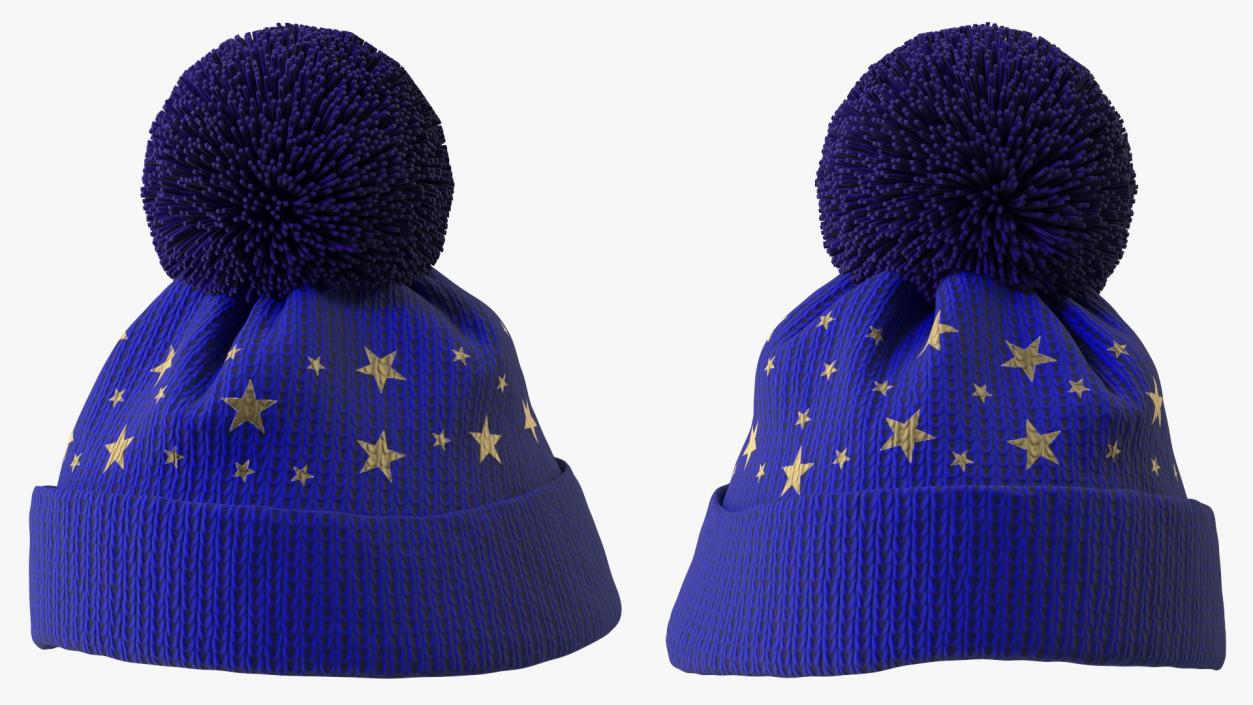 Winter Hats Collection 2 3D model