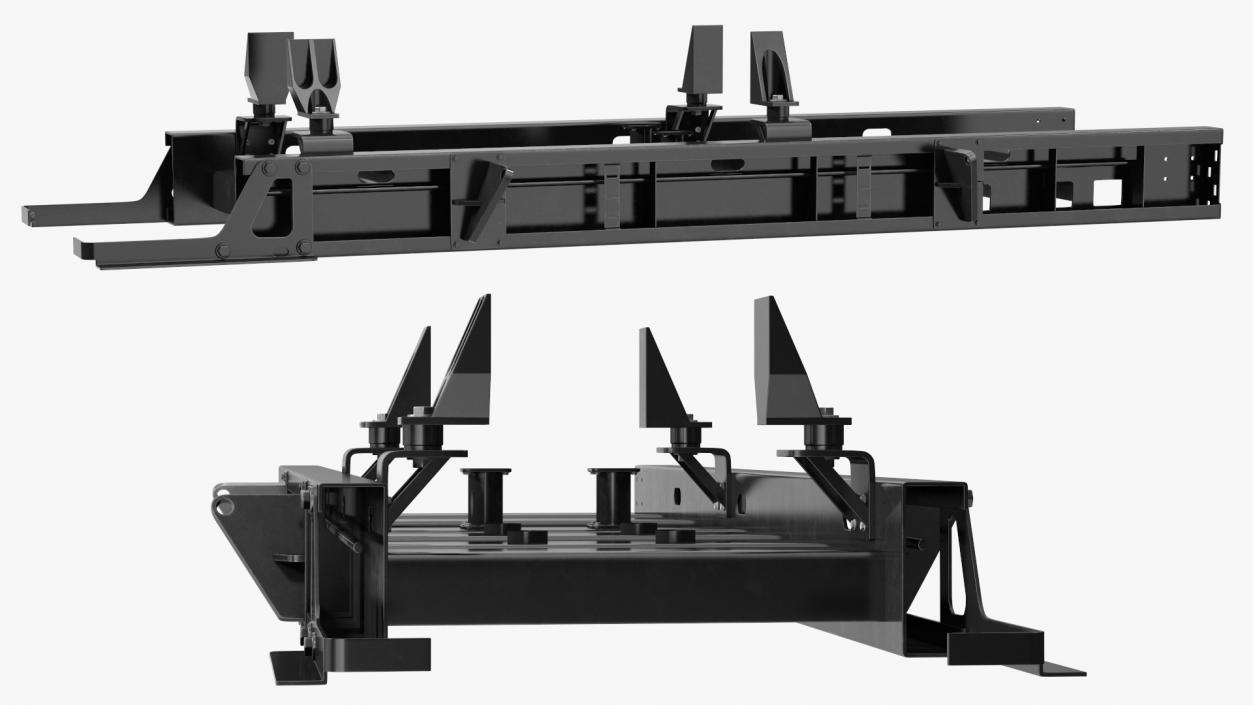 3D Base for Industrial Diesel Generator 2 model