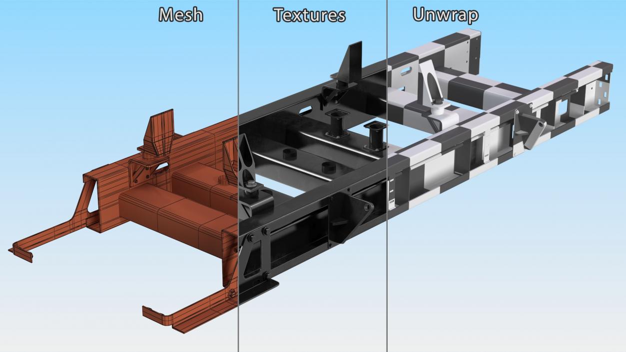 3D Base for Industrial Diesel Generator 2 model