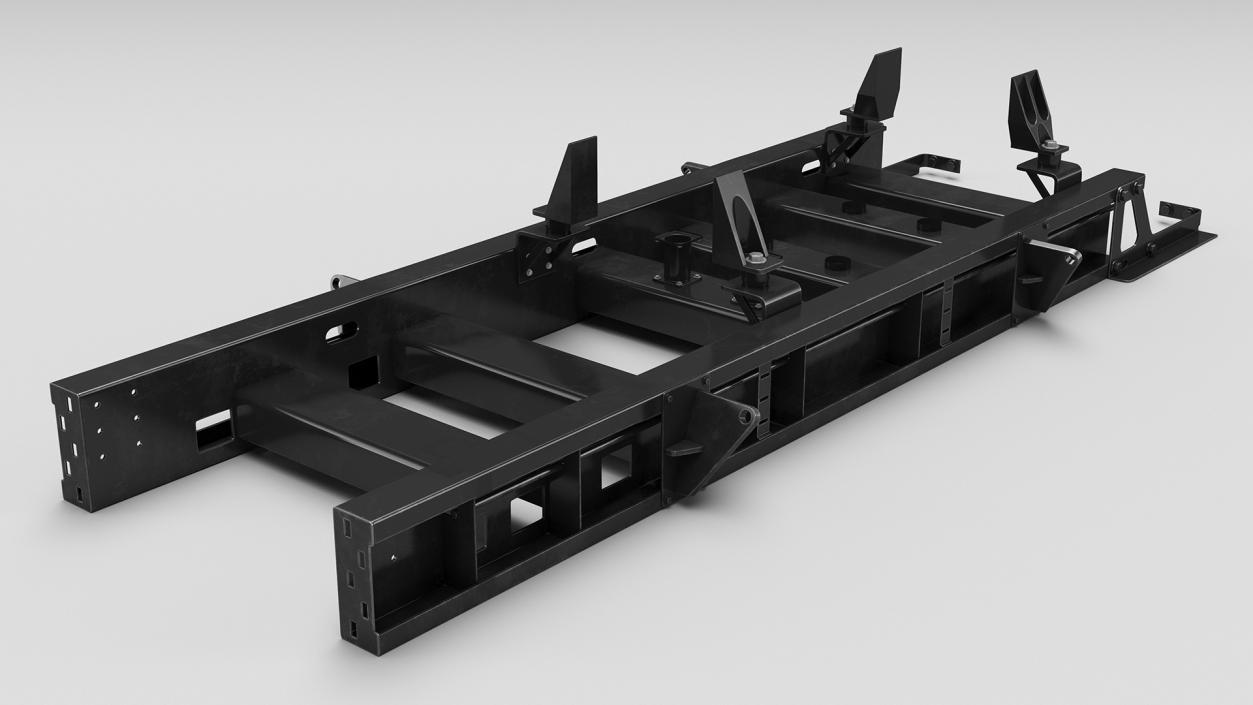 3D Base for Industrial Diesel Generator 2 model