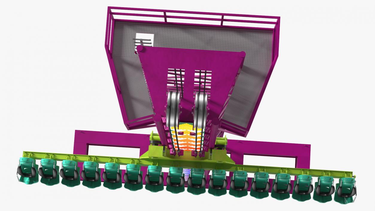 3D model Drop Tower Ride