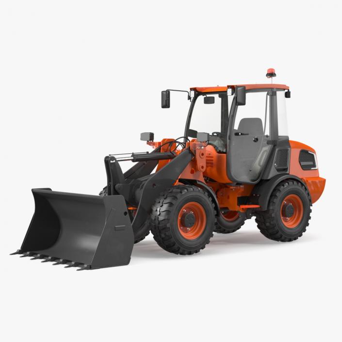 Electric Loader with Bucket 3D