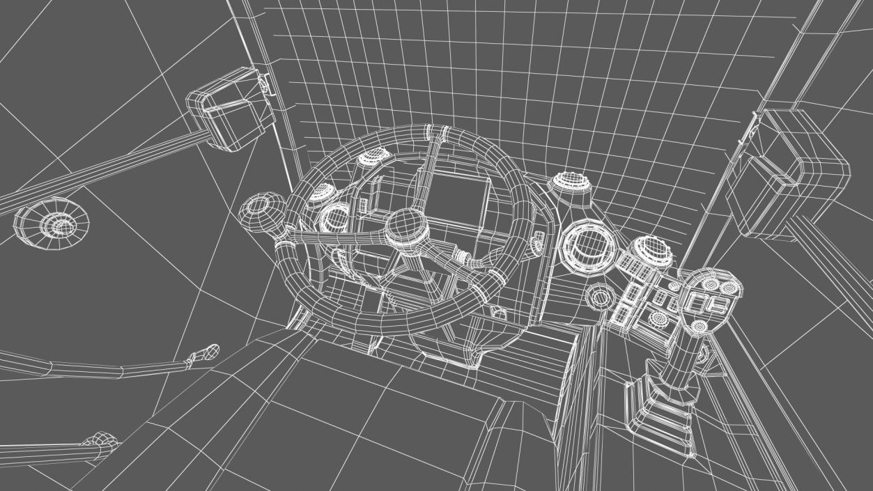 Electric Loader with Bucket 3D