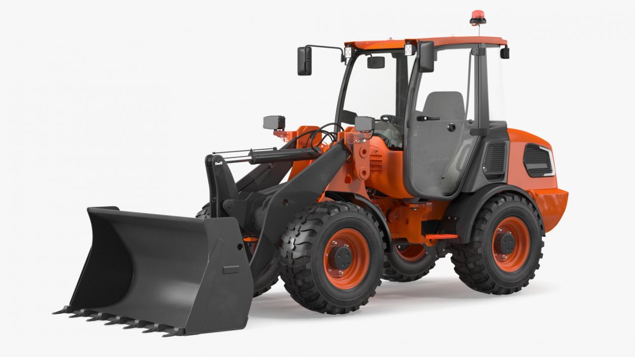 Electric Loader with Bucket 3D