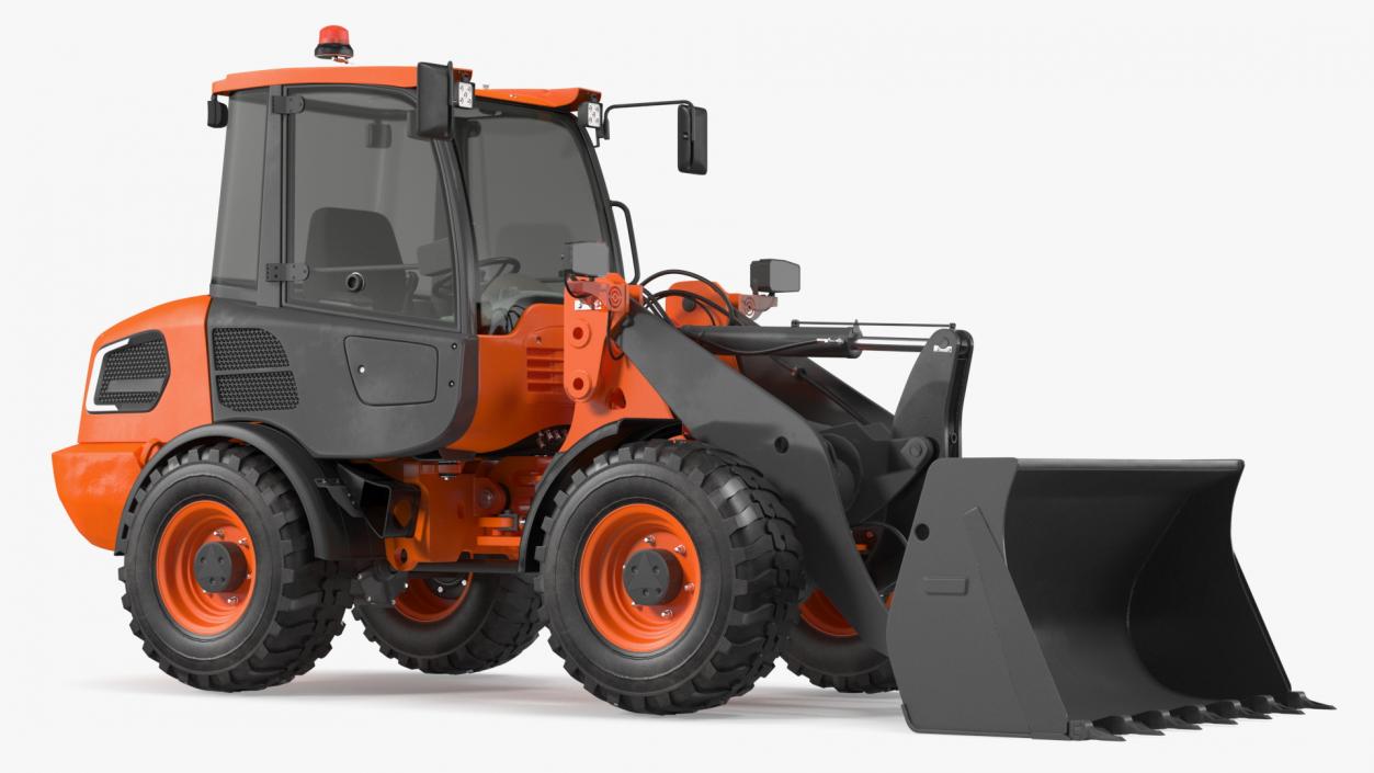 Electric Loader with Bucket 3D