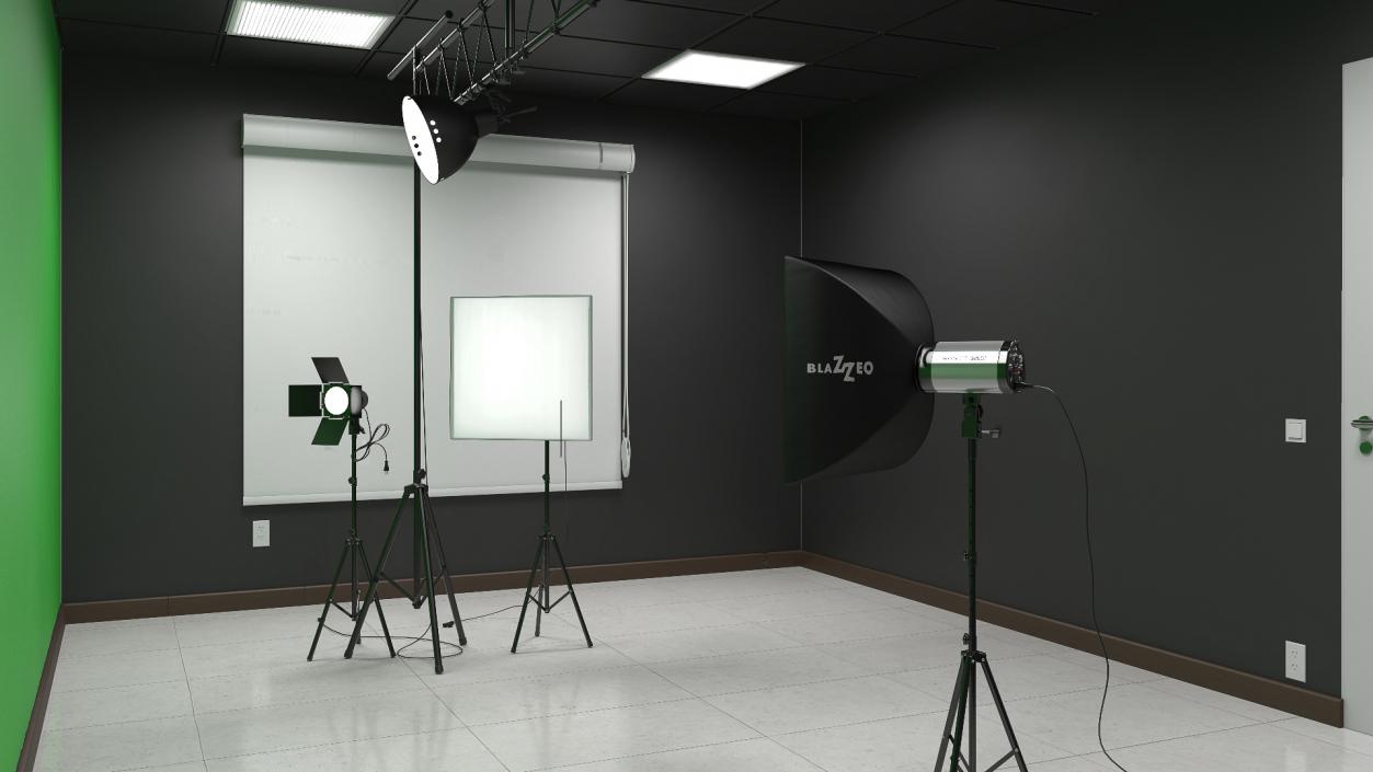 Professional Photo Studio Set Up 3D