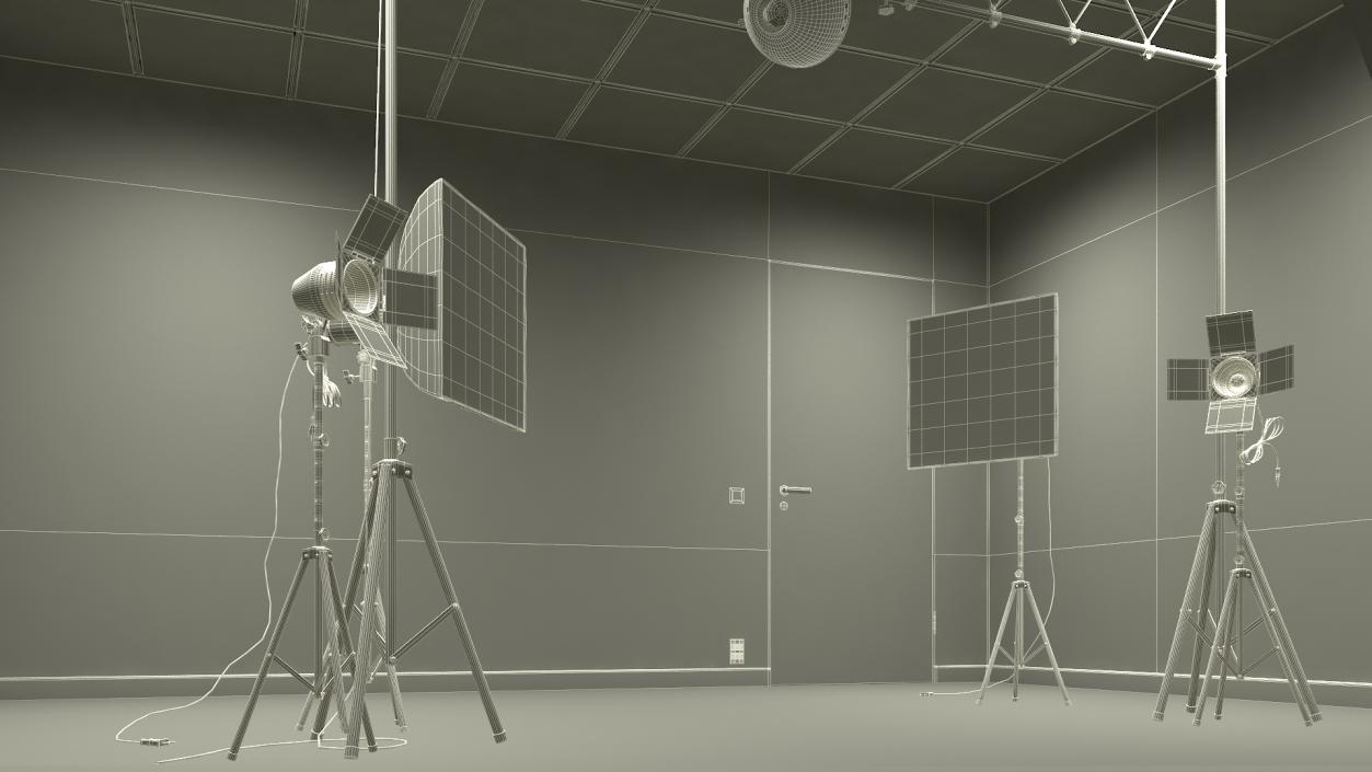 Professional Photo Studio Set Up 3D