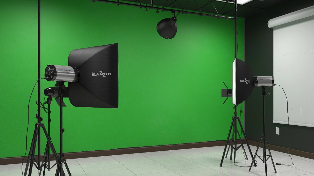 Professional Photo Studio Set Up 3D