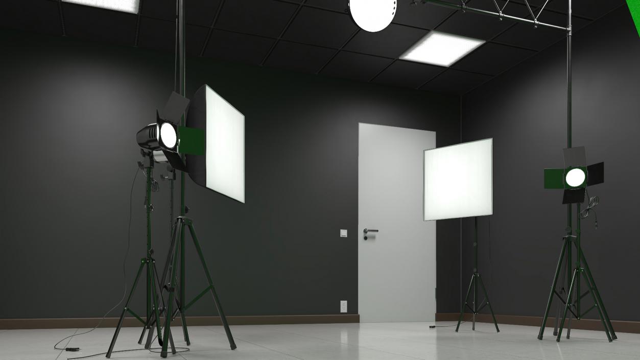 Professional Photo Studio Set Up 3D