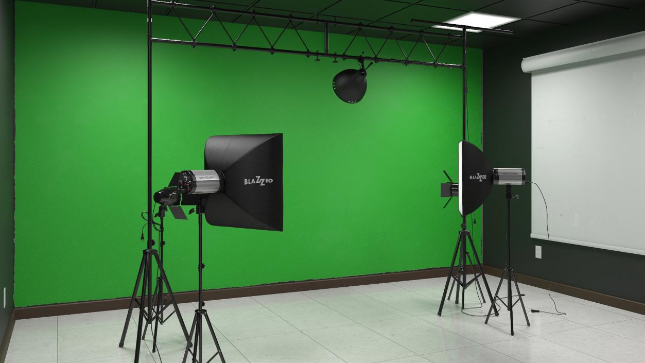 Professional Photo Studio Set Up 3D