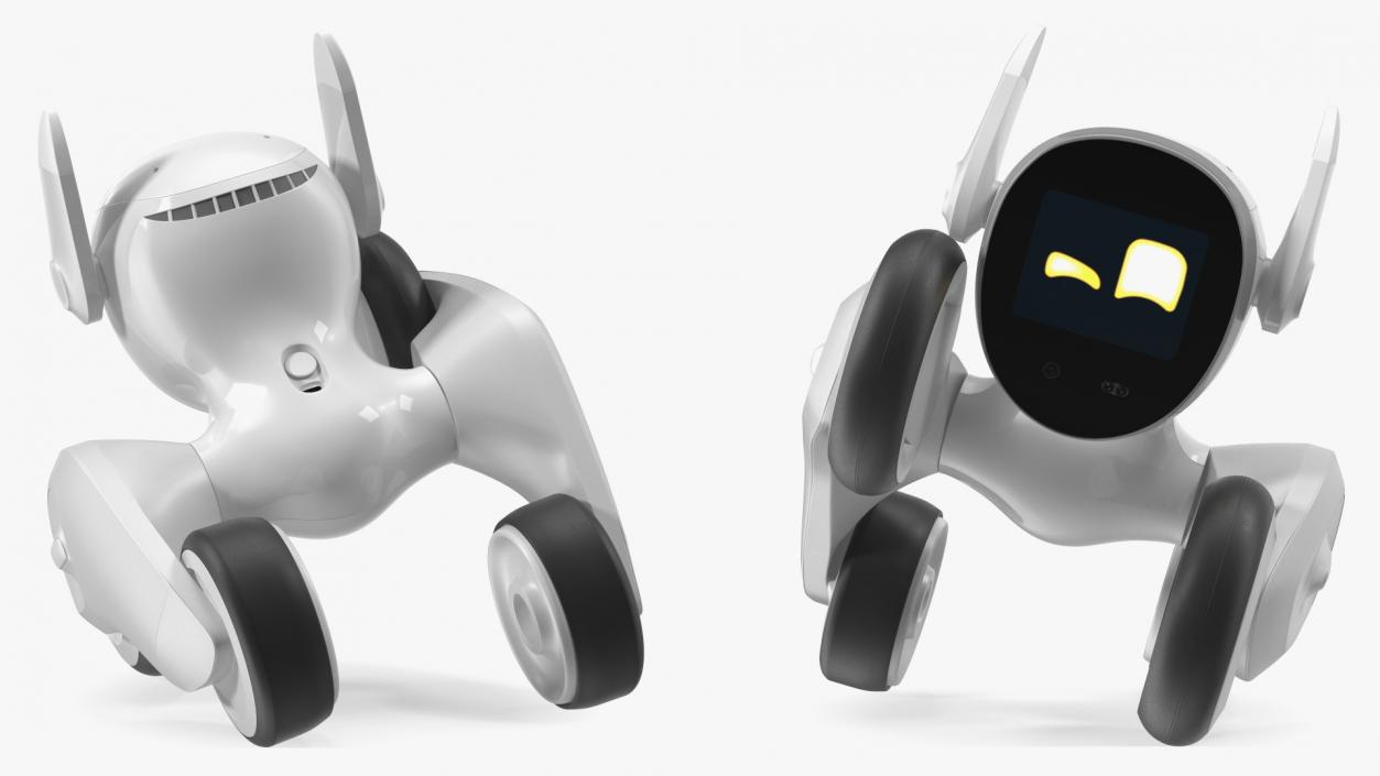 Friendly Robot Toy Loona Smart Petbot 3D