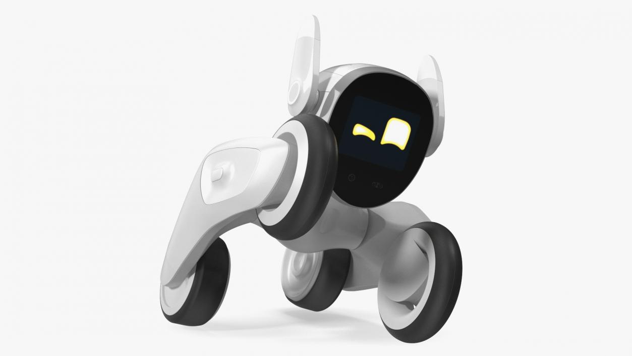 Friendly Robot Toy Loona Smart Petbot 3D