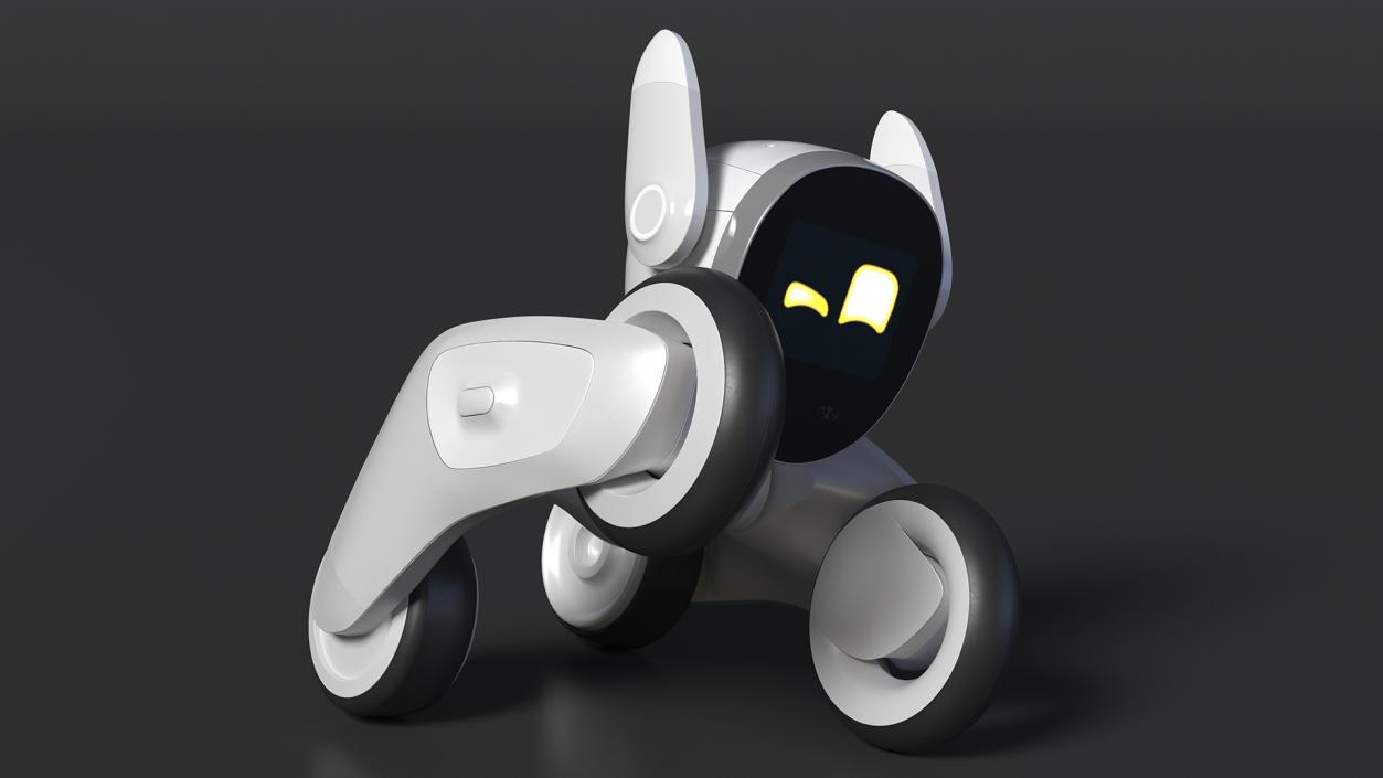 Friendly Robot Toy Loona Smart Petbot 3D