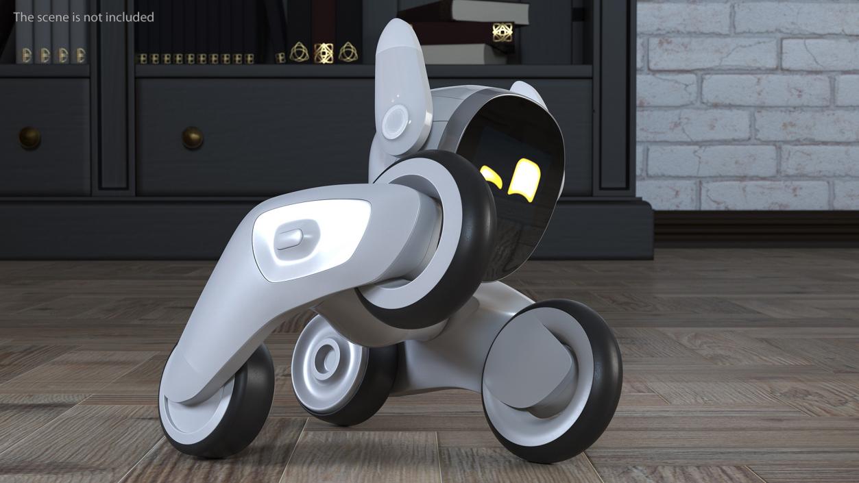 Friendly Robot Toy Loona Smart Petbot 3D