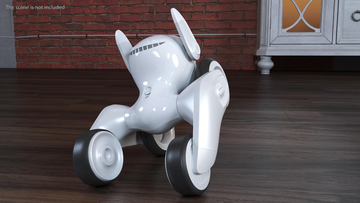 Friendly Robot Toy Loona Smart Petbot 3D