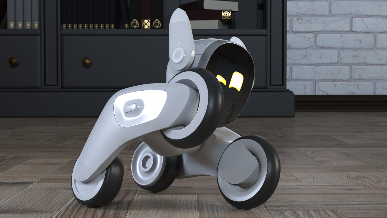 Friendly Robot Toy Loona Smart Petbot 3D