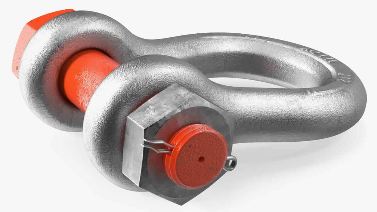 3D Anchor Shackle Orange Bolt