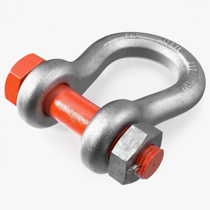 3D Anchor Shackle Orange Bolt