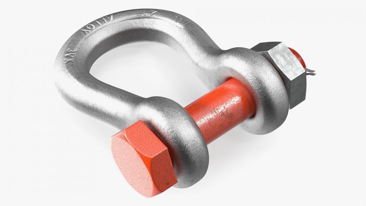 3D Anchor Shackle Orange Bolt