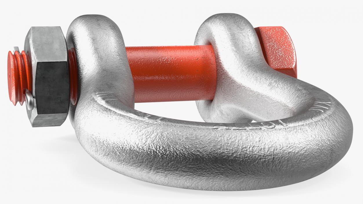 3D Anchor Shackle Orange Bolt