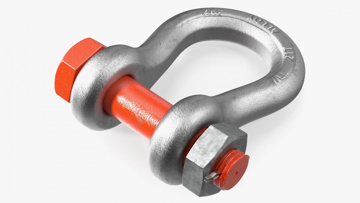 3D Anchor Shackle Orange Bolt