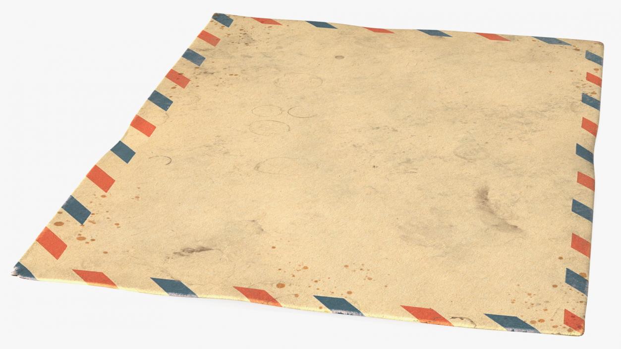 3D model Old Paper Envelopes Collection