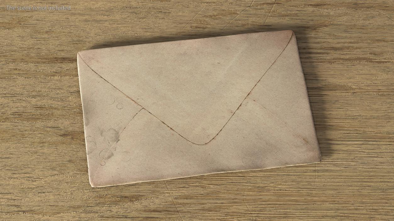 3D model Old Paper Envelopes Collection