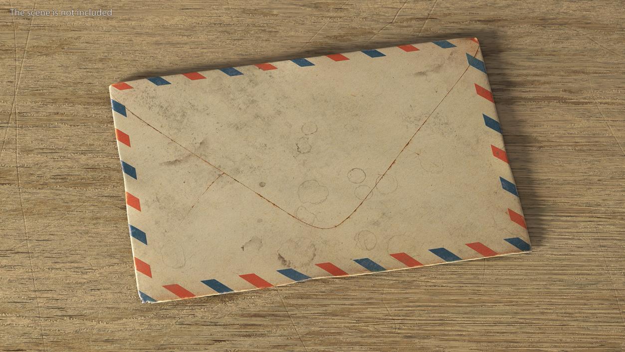 3D model Old Paper Envelopes Collection