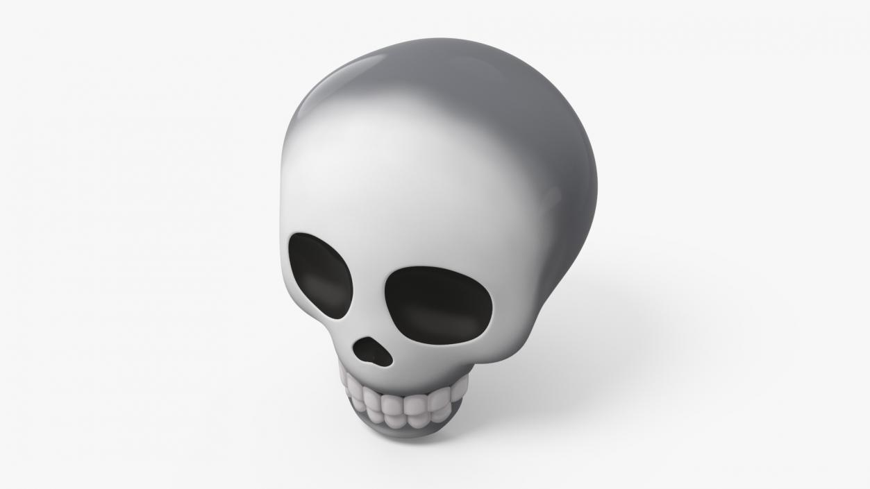 3D Emoji Skull 2 model