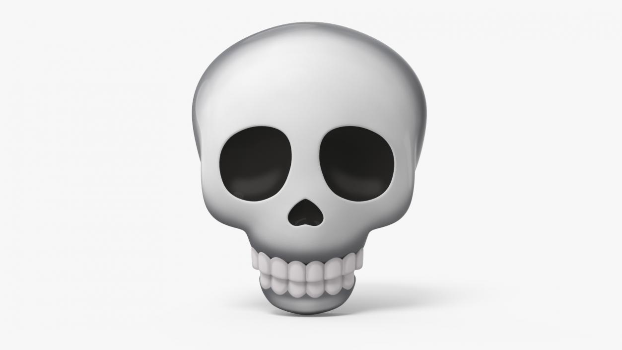 3D Emoji Skull 2 model