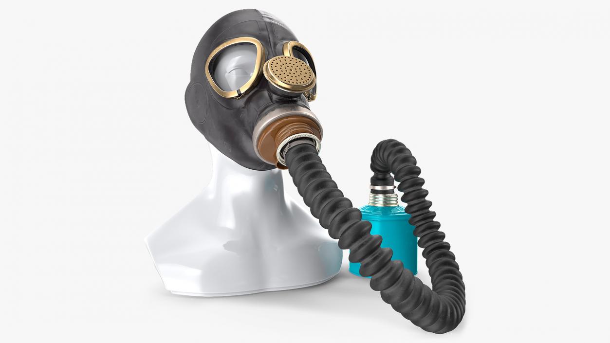 3D Military Gas Mask GP5 with Hose