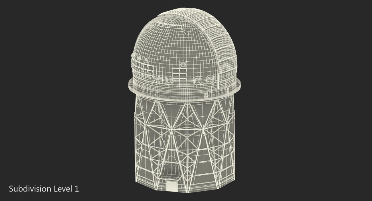 Kitt Peak National Observatory Building 3D model