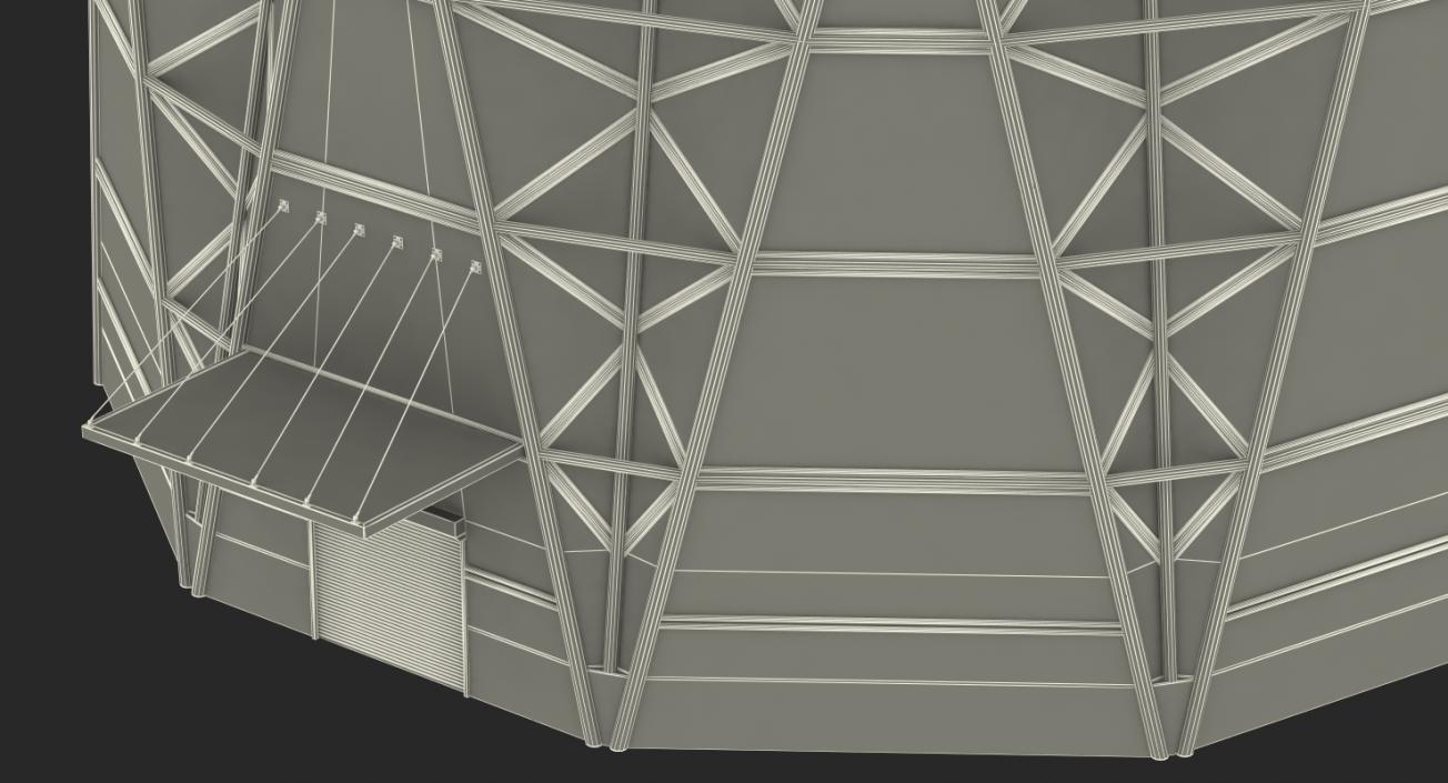 Kitt Peak National Observatory Building 3D model