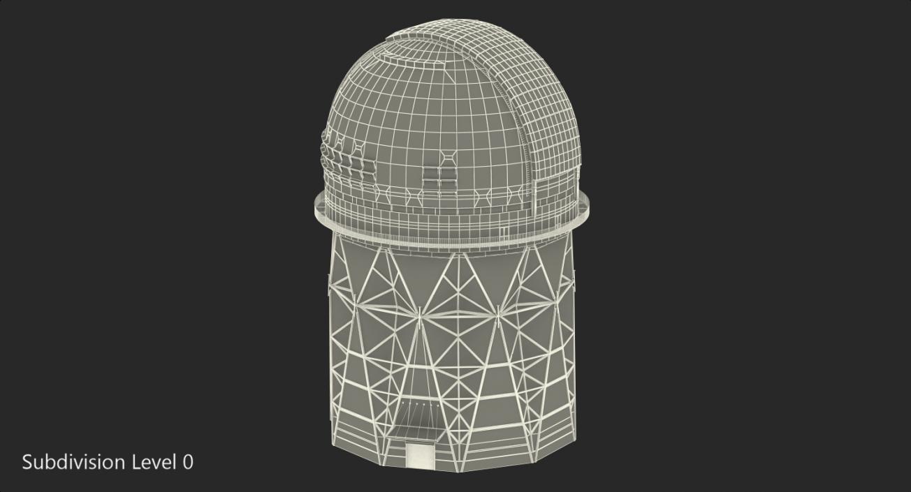 Kitt Peak National Observatory Building 3D model