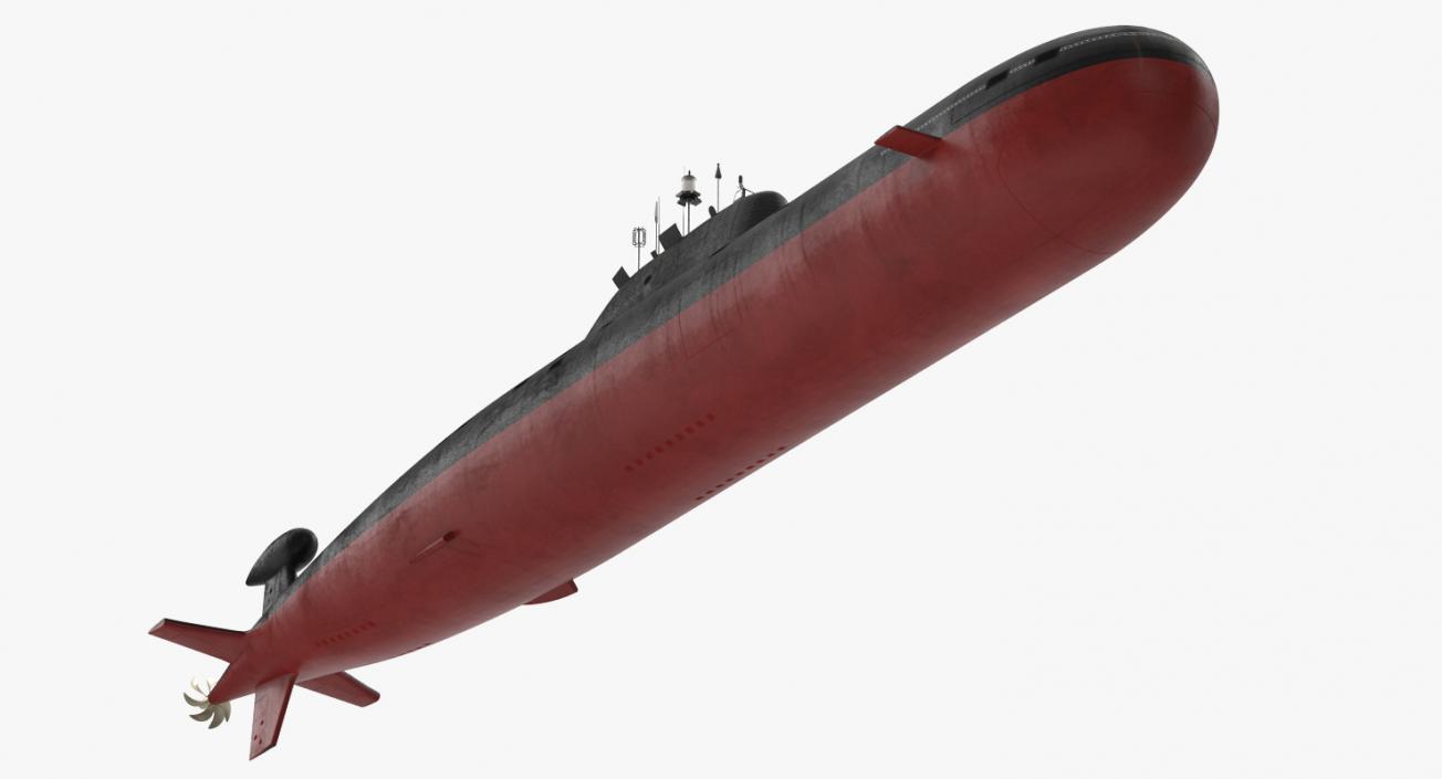 Military Submarines Rigged Collection 2 3D model