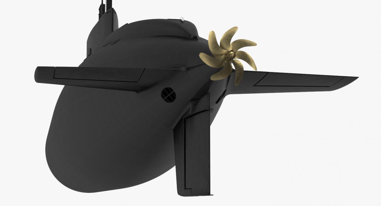 Military Submarines Rigged Collection 2 3D model