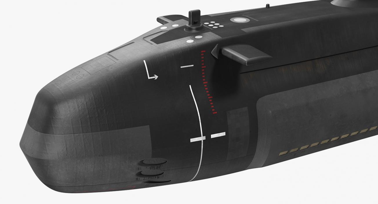 Military Submarines Rigged Collection 2 3D model