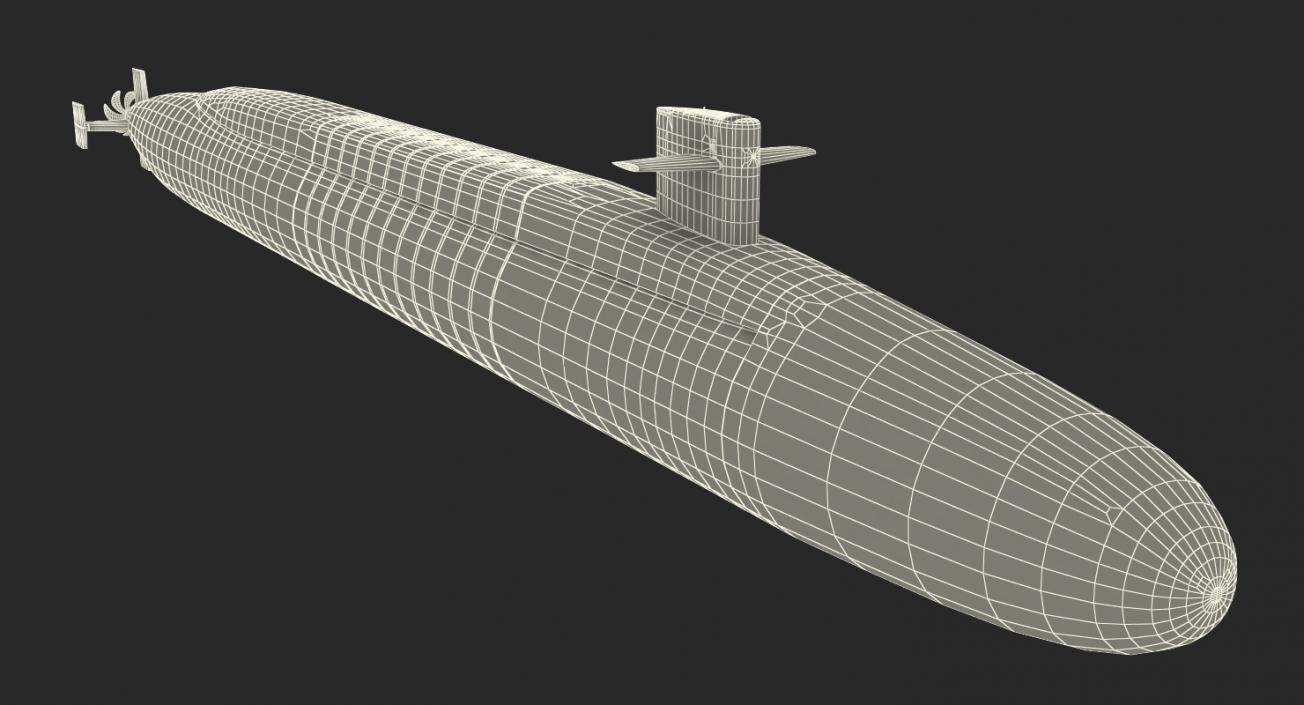 Military Submarines Rigged Collection 2 3D model