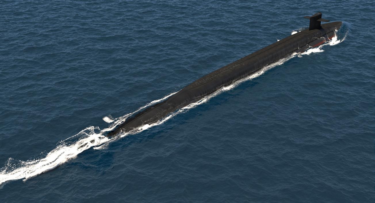 Military Submarines Rigged Collection 2 3D model