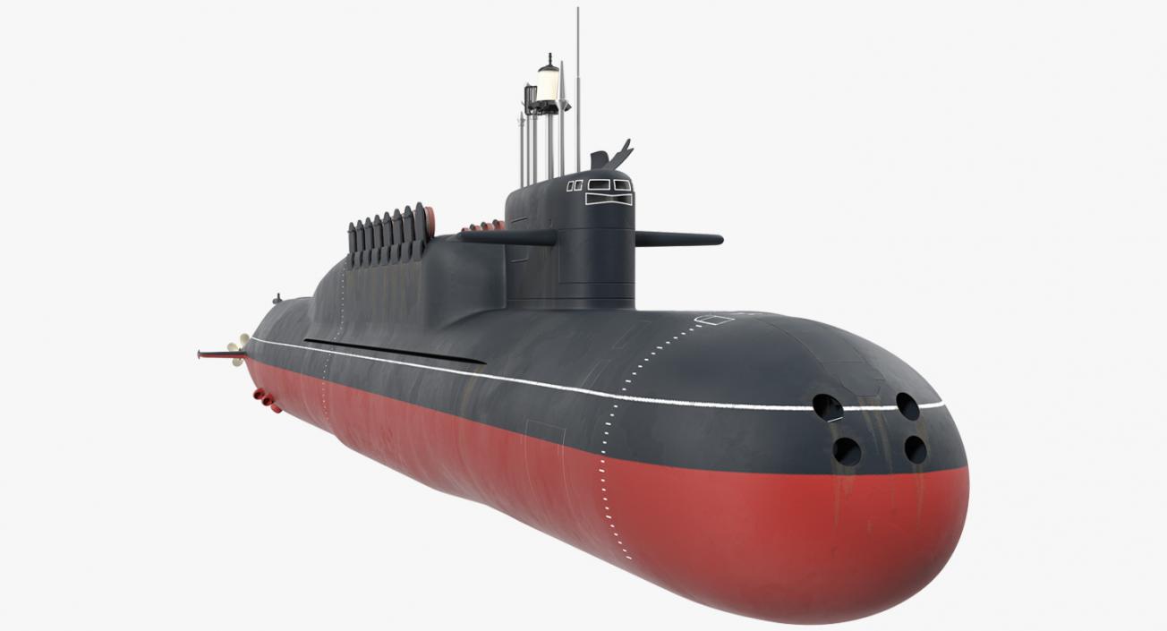 Military Submarines Rigged Collection 2 3D model